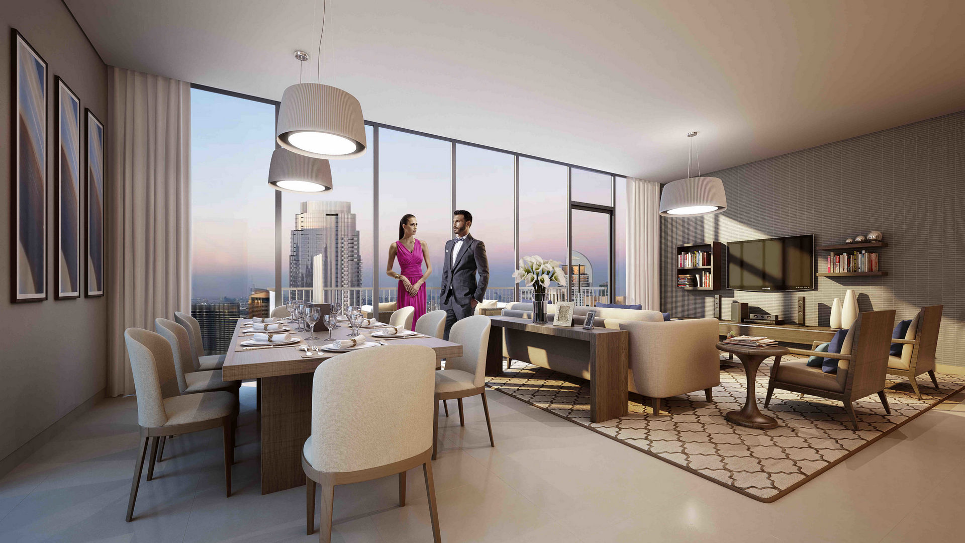 Apartment in Downtown Dubai, Dubai, UAE, 2 bedrooms, 147 sq.m. No. 27250 - 1